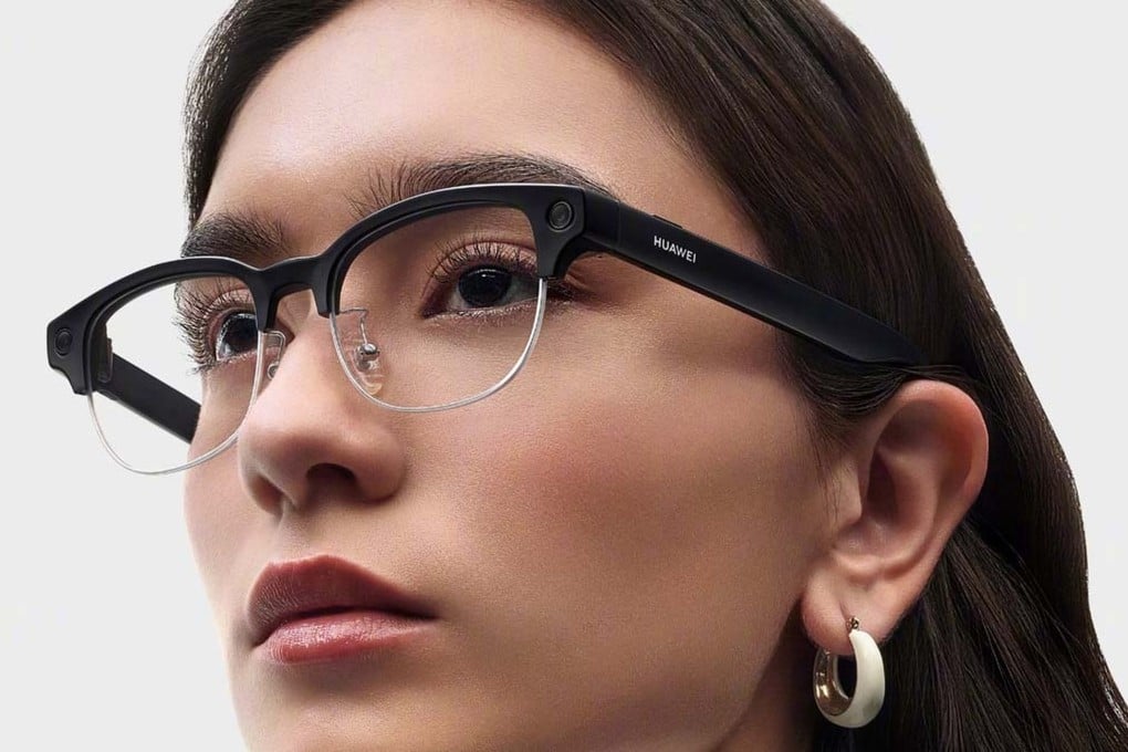 Huawei’s new AI eyewear weighs 35.5 grams and features various functions ranging from voice interaction to payments. Photo: Handout