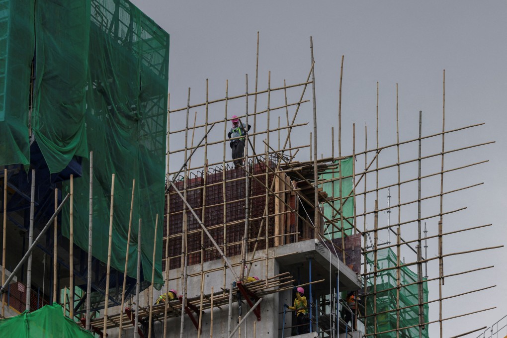 A construction site for a residential development in Kai Tak on May 6, 2025. Photo: Reuters