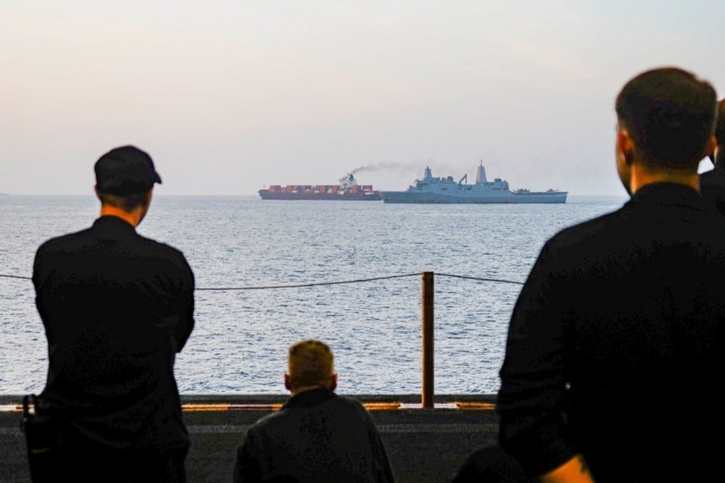 US forces on patrol near the Strait of Hormuz. Photo: Handout