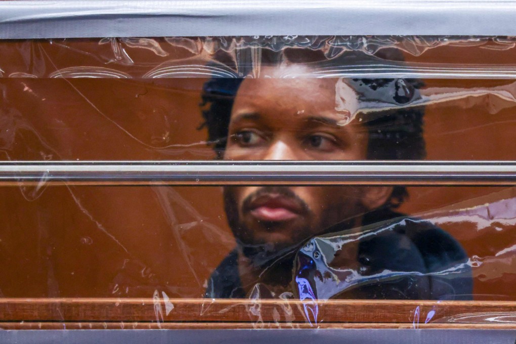 US singer David Burke, also known as D4vd, in court on Monday. Photo: AFP