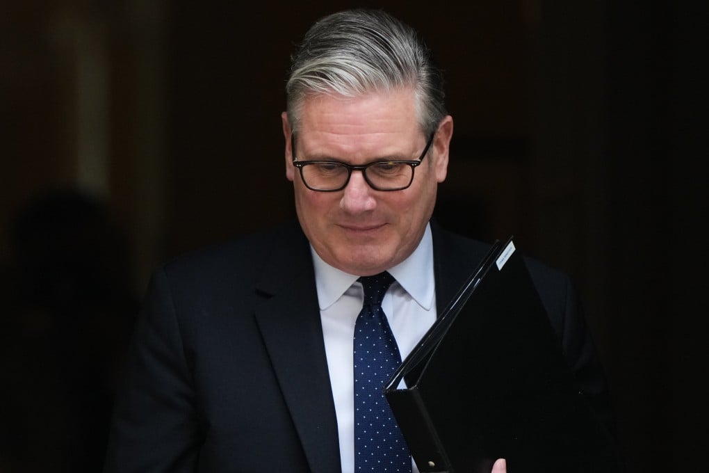 Britain’s Prime Minister Keir Starmer leaving 10 Downing Street for a showdown in Parliament. Photo: AP