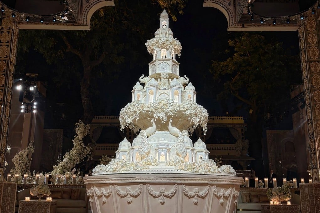 French pastry chef Bastien Blanc-Tailleur was the wedding cake caterer for Netra Mantena and Vamsi Gadiraju on their wedding day. Photo: Instagram/bastien_blanc_tailleur