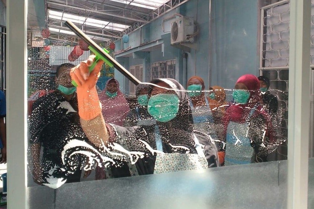 Domestic workers in Indonesia undergo skills training. Photo: International Labour Organisation
