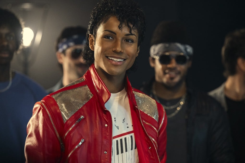 Jaafar Jackson as Michael Jackson in a still from Michael (category IIA), directed by Antoine Fuqua. Juliano Krue Valdi and Colman Domingo co-star. Photo: Glen Wilson/Lionsgate