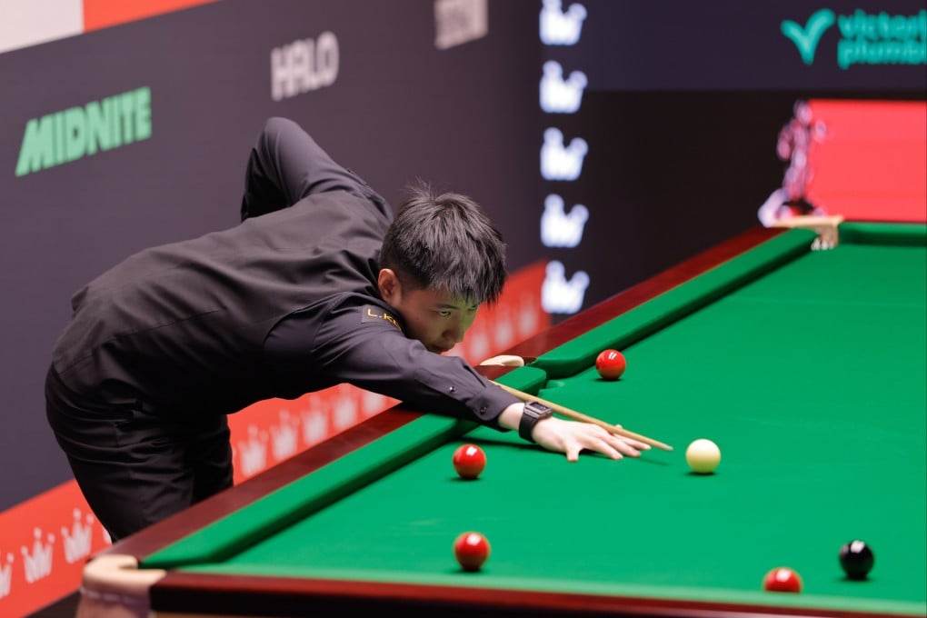 Zhao Xintong of China became the first player from Asia to win the world title last year. Photo: Getty Images