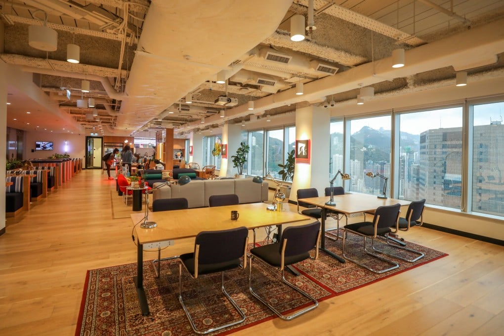 WeWork in Causeway Bay. Flexible workspace pricing has remained relatively stable despite the broader downturn. Photo: Xiaomei Chen