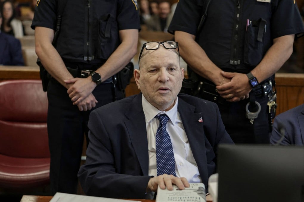 Former Hollywood film producer Harvey Weinstein appears in Manhattan Supreme Court on Tuesday. Photo: AFP