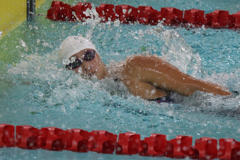 Camille Cheng, here at a qualifying event for the Olympic Games in 2021, has been out of the pool since she competed in the 2024 Paris Games. Photo: Nora Tam