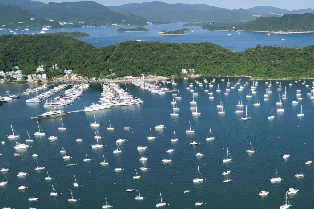 Yacht berths in Pak Sha Wan, Sai Kung. Photo: Dickson Lee