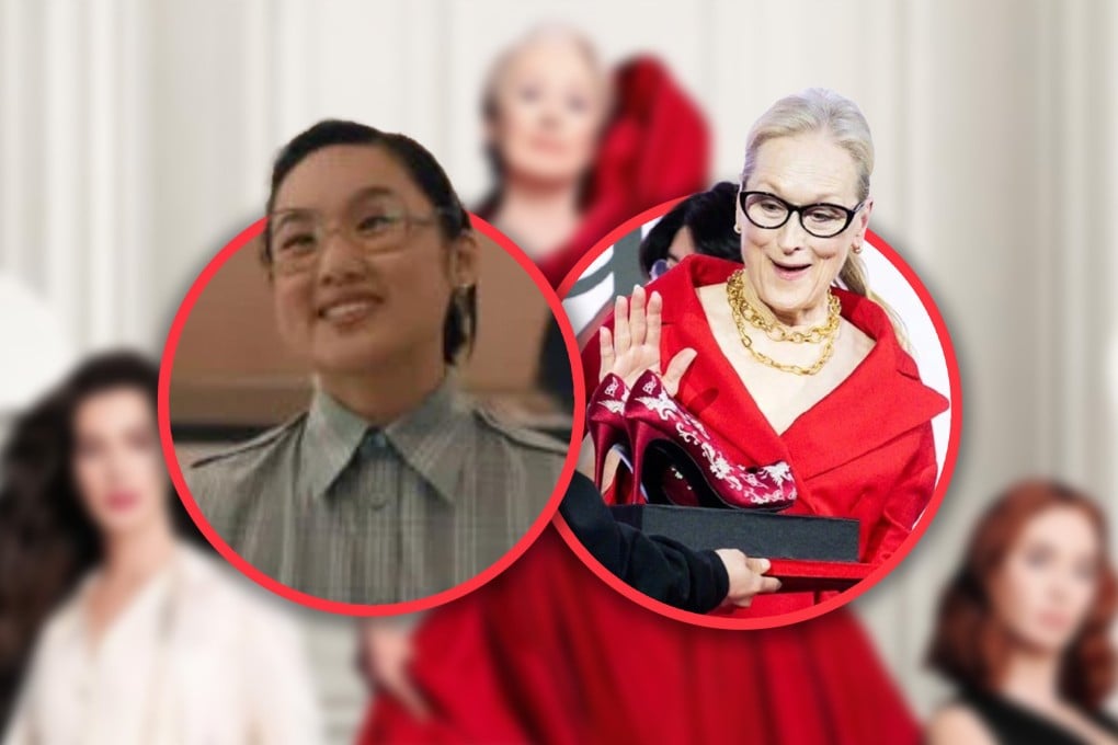 The Devil Wears Prada 2 has been criticised for offending China by introducing a character named “Chin Chou”, which some say resembles the derogatory term “Ching Chong.” Photo: SCMP composite/IMDb/YouTube/IG@dip_magazine