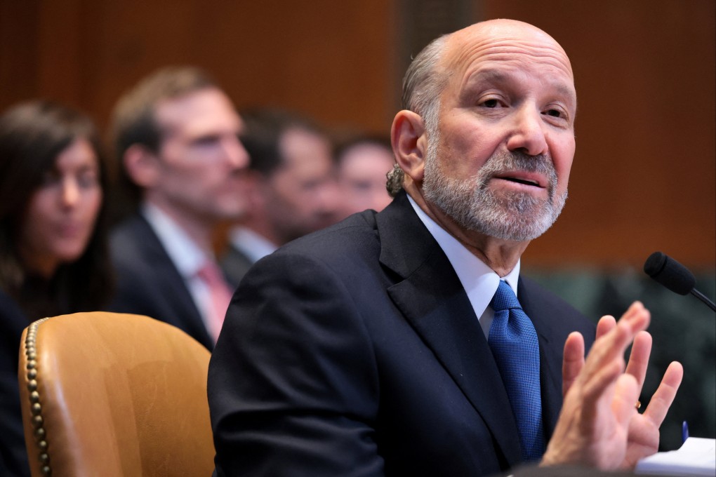Howard Lutnick testifies at a Senate hearing on the 2027 budget in Washington on Wednesday. Photo: Reuters