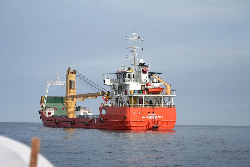 A vessel at the Strait of Hormuz, off the coast of Oman’s Musandam province. Photo: Reuters