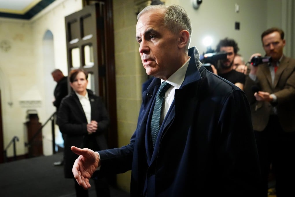 Canadian Prime Minister Mark Carney arrives on Parliament Hill in Ottawa on Wednesday. Photo: The Canadian Press via AP