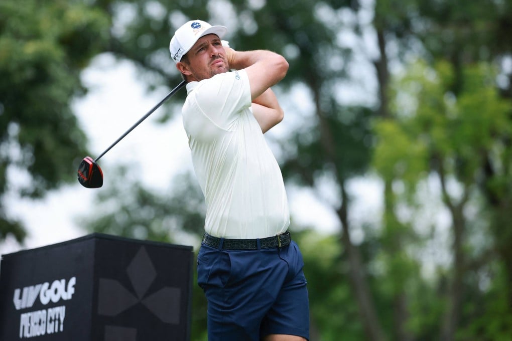 Bryson DeChambeau said he is committed to LIV Golf as long as the league continues next year. Photo: AFP