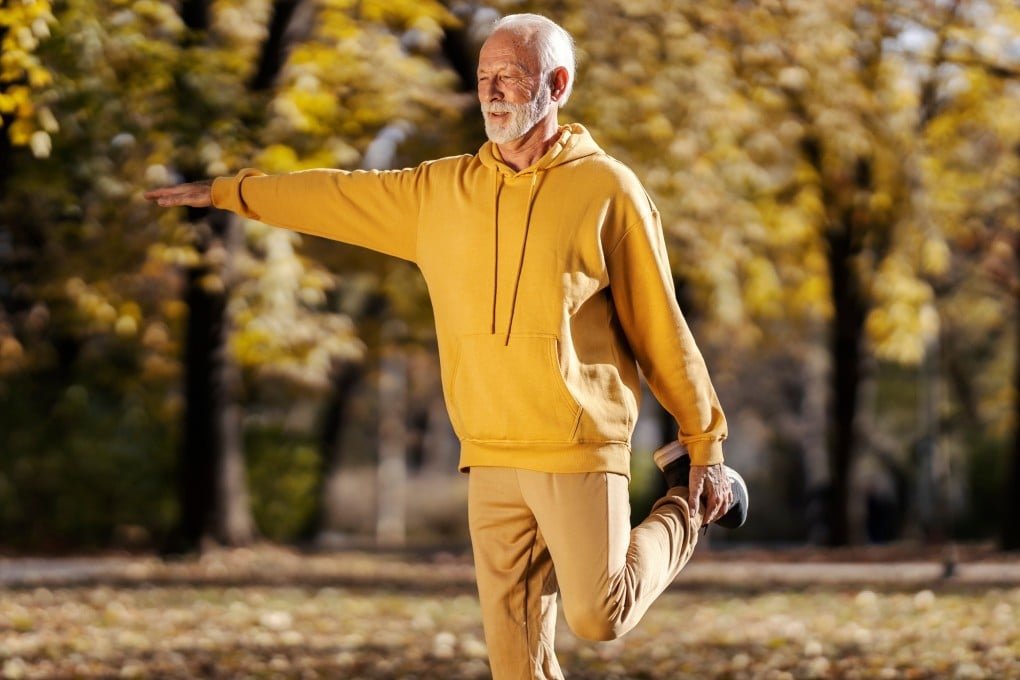 The “flamingo” test - balancing on one leg - is one of the ways you can assess how well you are ageing. Photo: Shutterstock
