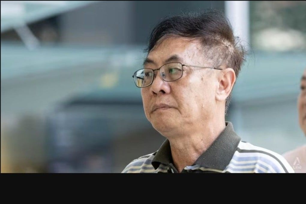 Low Kok Peng arrives at Singapore’s State Courts on Friday. Photo: CNA