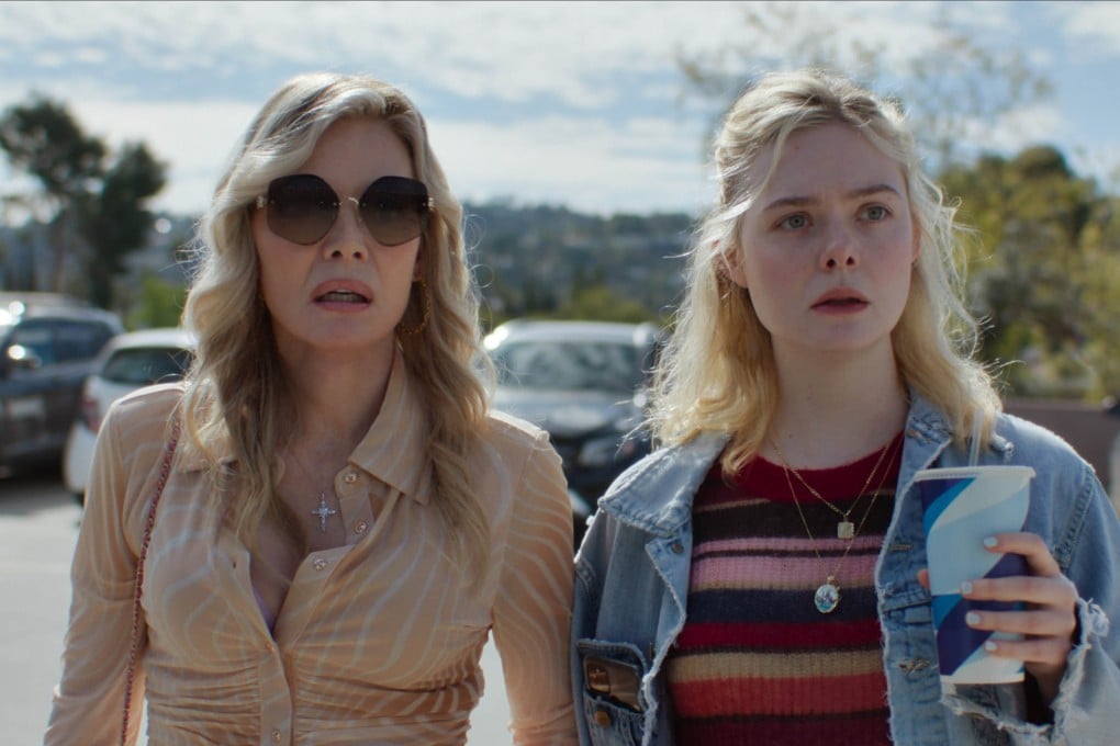 Michelle Pfeiffer (left) and Elle Fanning in a still from Margo’s Got Money Troubles. Photo: Apple TV