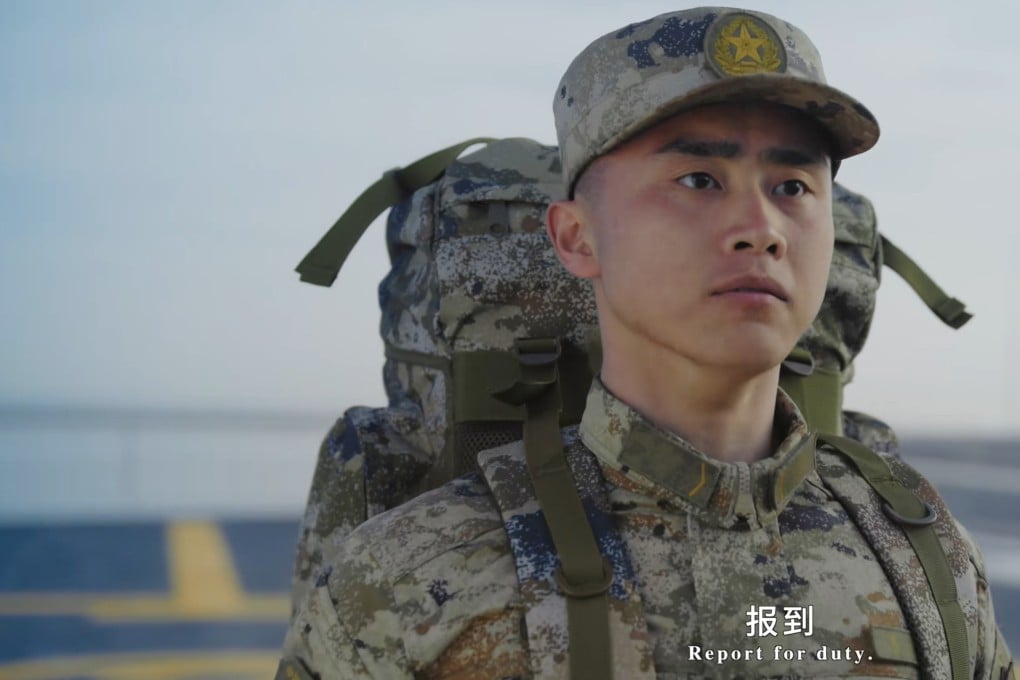 The film features a young sailor named He Jian, a pun on the words for nuclear ship. Photo: CCTV