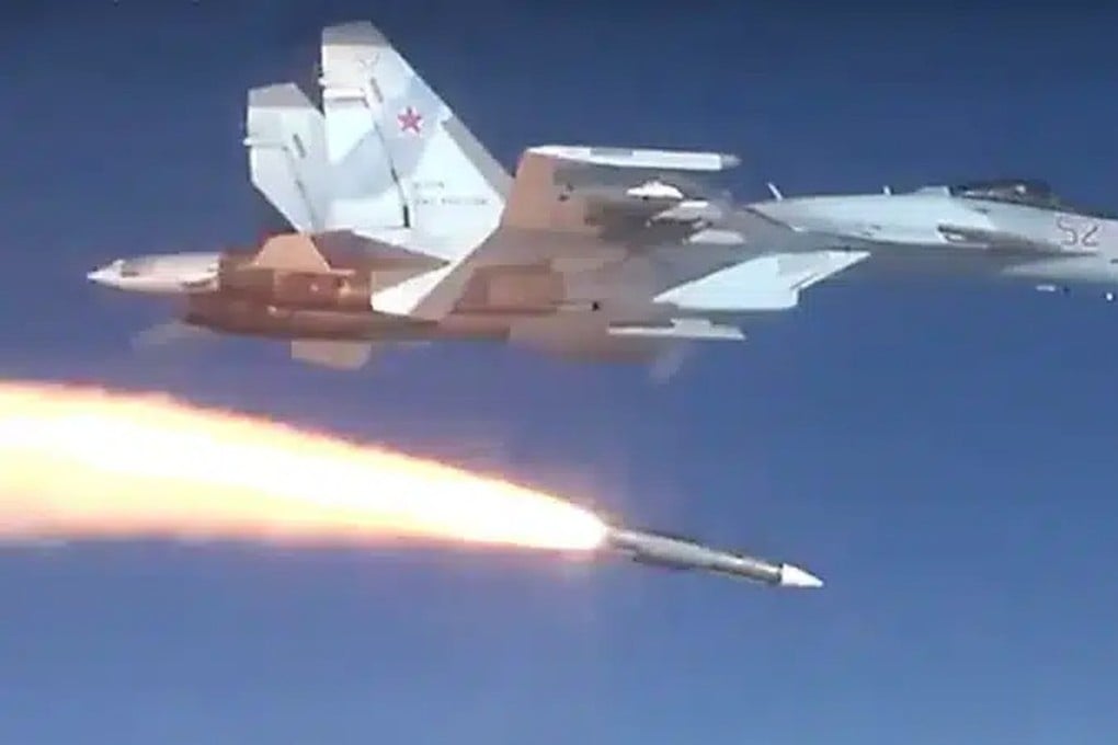 The missiles are fired from a Russian-made Su-35. Photo: Handout
