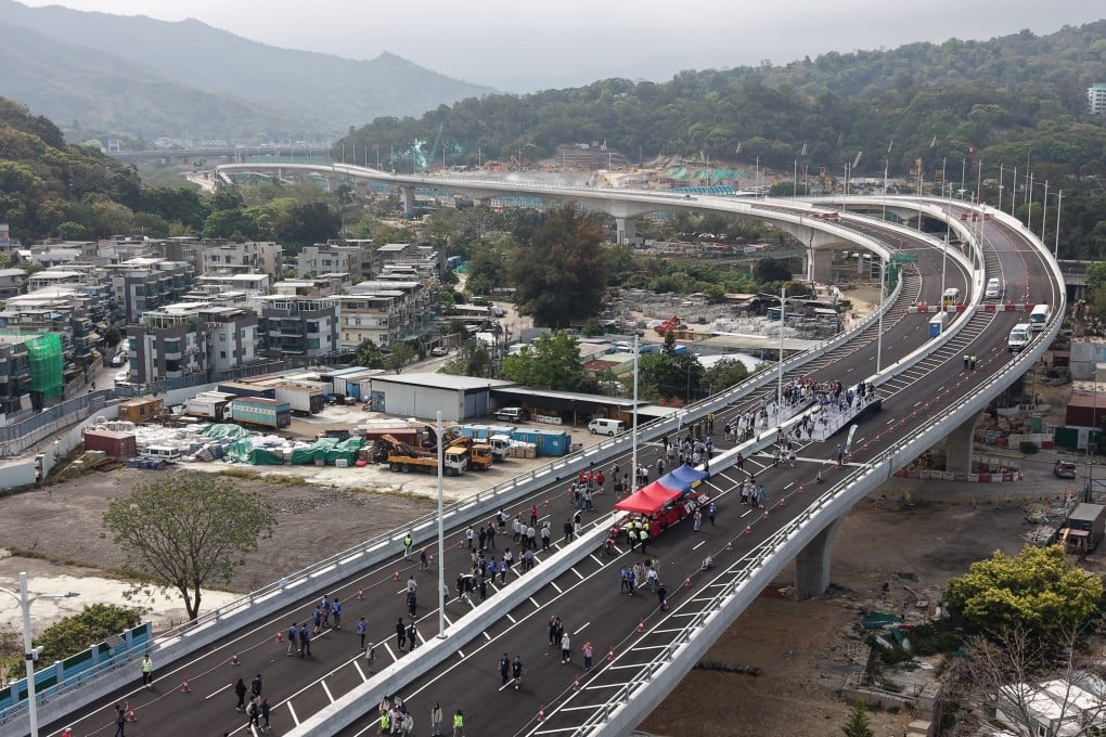 The eastern section of the Fanling Bypass is set to open soon. Photo: Sam Tsang