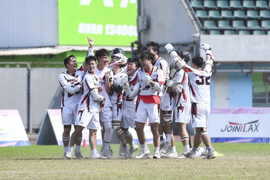 Hong Kong men’s team beat China 12-9 in the final at the 2026 Asian Lacrosse Games. Photo: Hong Kong, China Lacrosse Association