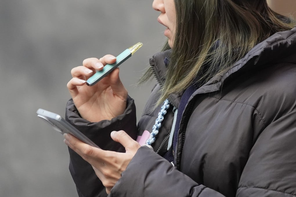 Hong Kong has stepped up outreach and enforcement as a ban on possessing e-cigarettes in public takes effect ahead of the Labour Day “golden week”. Photo: Eugene Lee