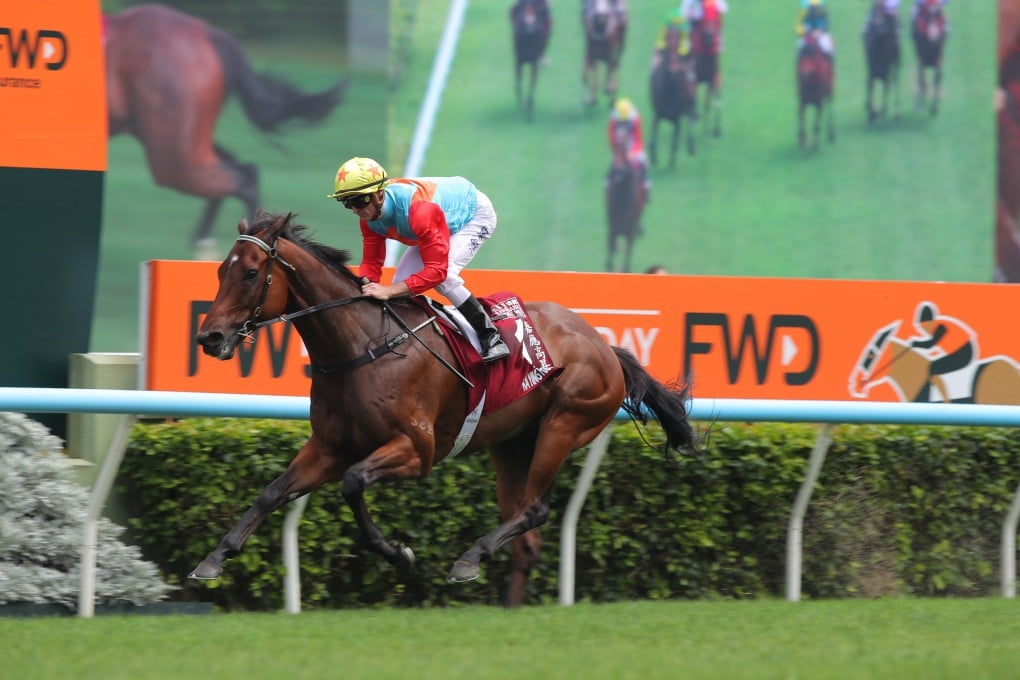 Ka Ying Rising easily won the Group One Chairman’s Sprint Prize on Champions Day at Sha Tin. Photo: Kenneth Chan.