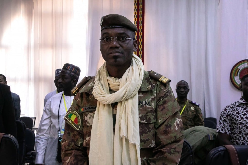 Colonel Sadio Camara, Minister of Defence and Veterans of Mali, in 2024. Camara was killed at the weekend in an attack by jihadists and separatists. Photo: AFP