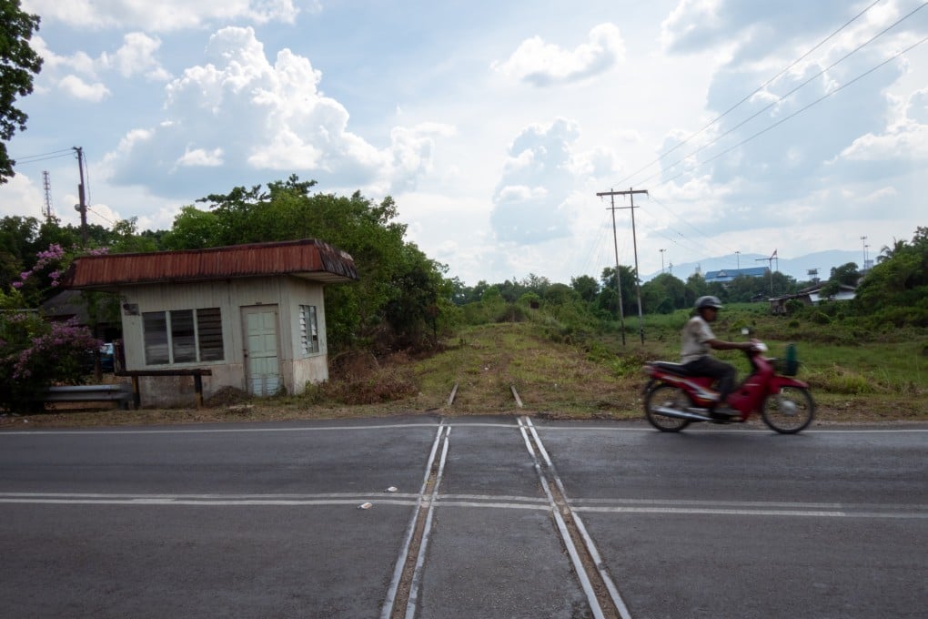 An abandoned railway crossing near the Malaysia-Thailand border. Photo: Hadi Azmi