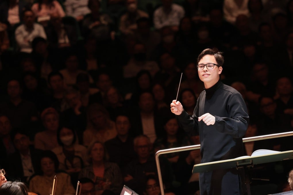 Tarmo Peltokoski conducts Shostakovich’s Symphony No 11 in G minor during a Hong Kong Philharmonic concert on April 24, 2026. Photo: Keith Hiro/HK Phil