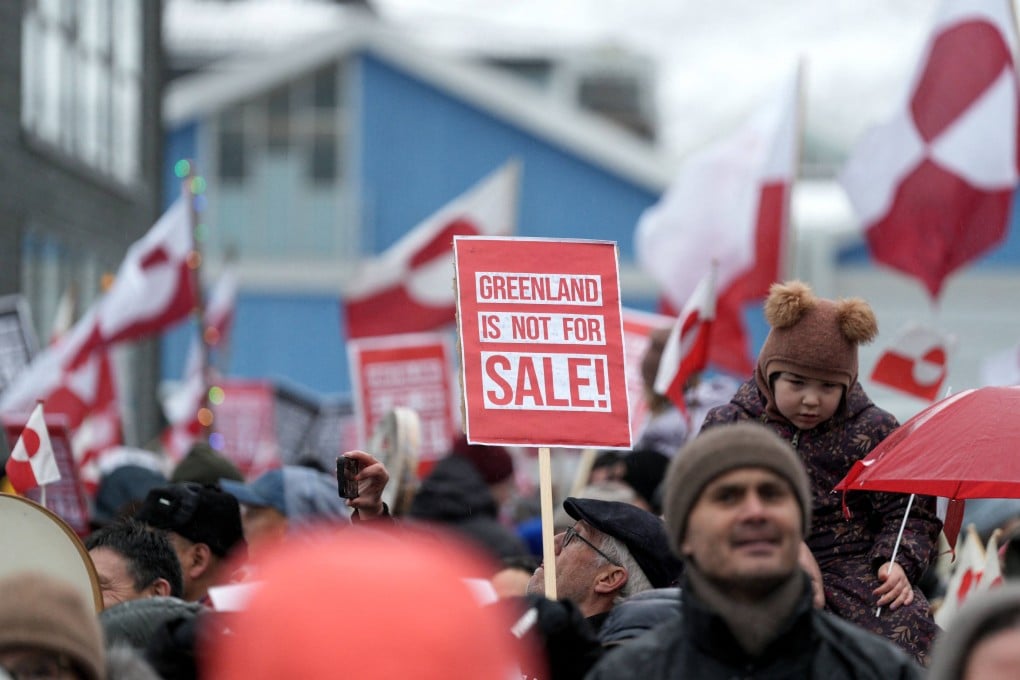 Greenlanders protest against Donald Trump’s threats. Photo: AFP
