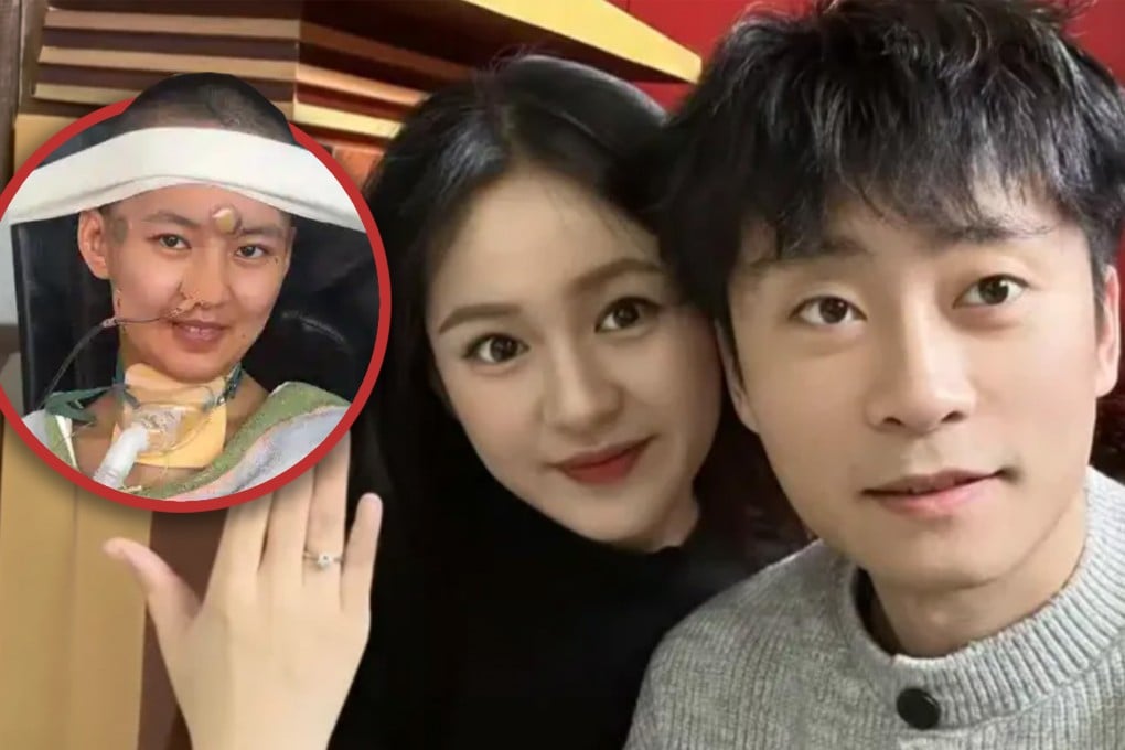 A bride in China woke up just two days before her wedding after an unqualified doctor treated her for a cold, causing her to fall into a three-month coma. Photo: SCMP composite/QQ.com