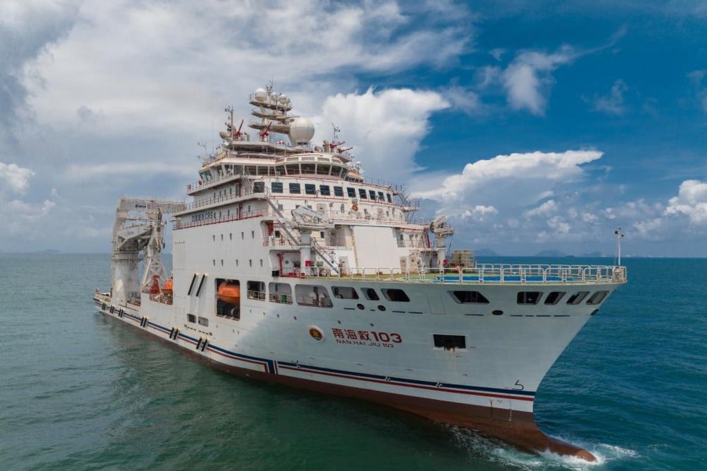 The Nanhai Jiu 103, one of China’s most advanced search and rescue ships. Photo: Handout