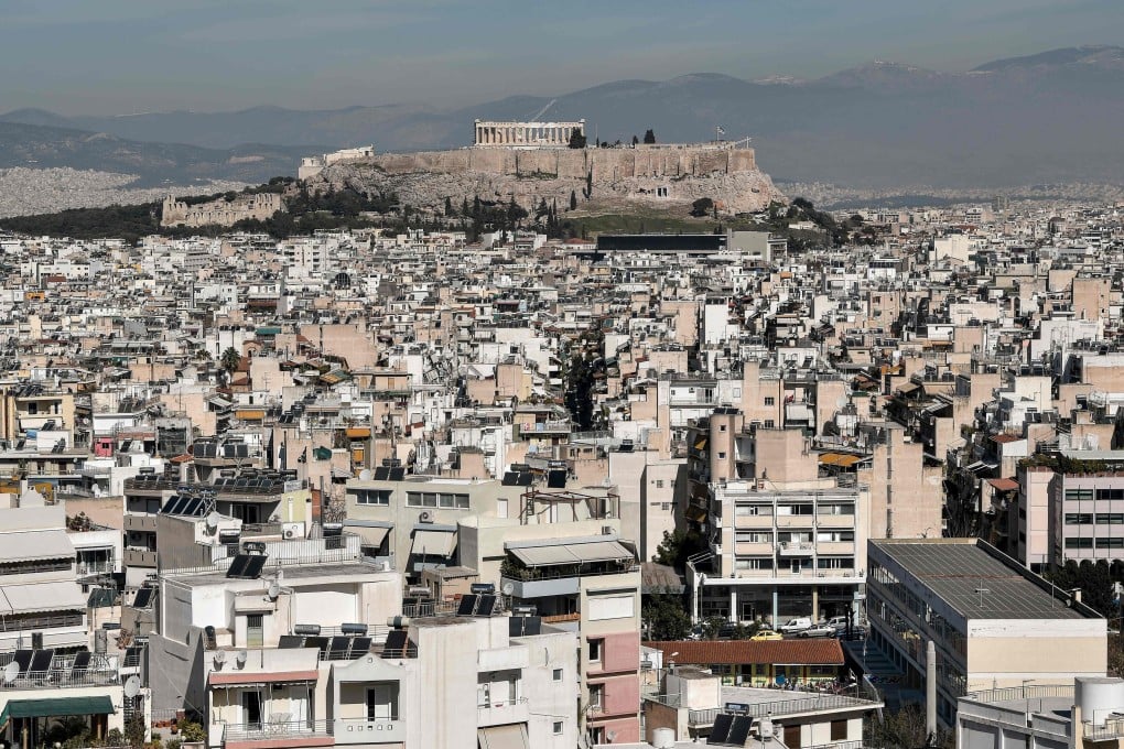 A view of Athens, beneath the Acropolis. File photo: AFP