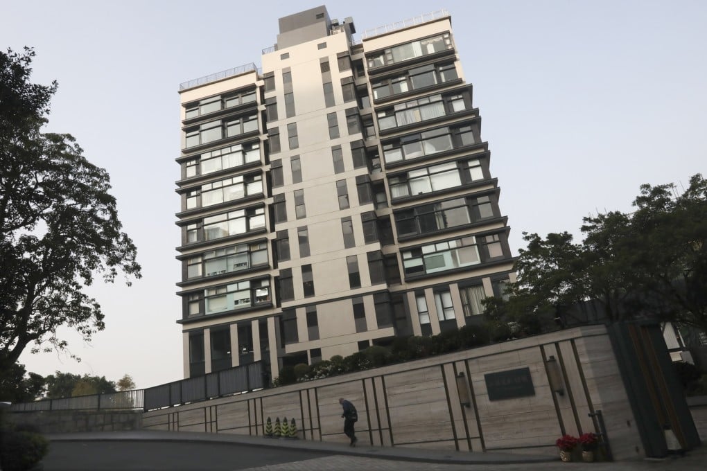 The luxury residential development at 8-12 Peak Road, pictured in 2021. Photo: Jonathan Wong