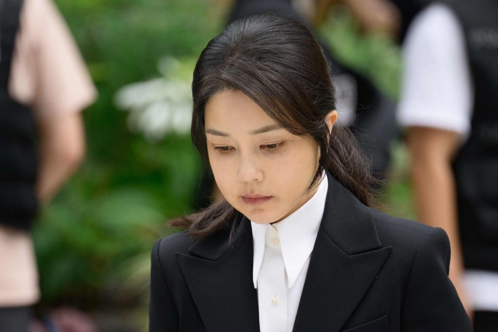 South Korea’s former first lady Kim Keon-hee arrives at the special prosecutor’s office in Seoul last year. Photo: AFP
