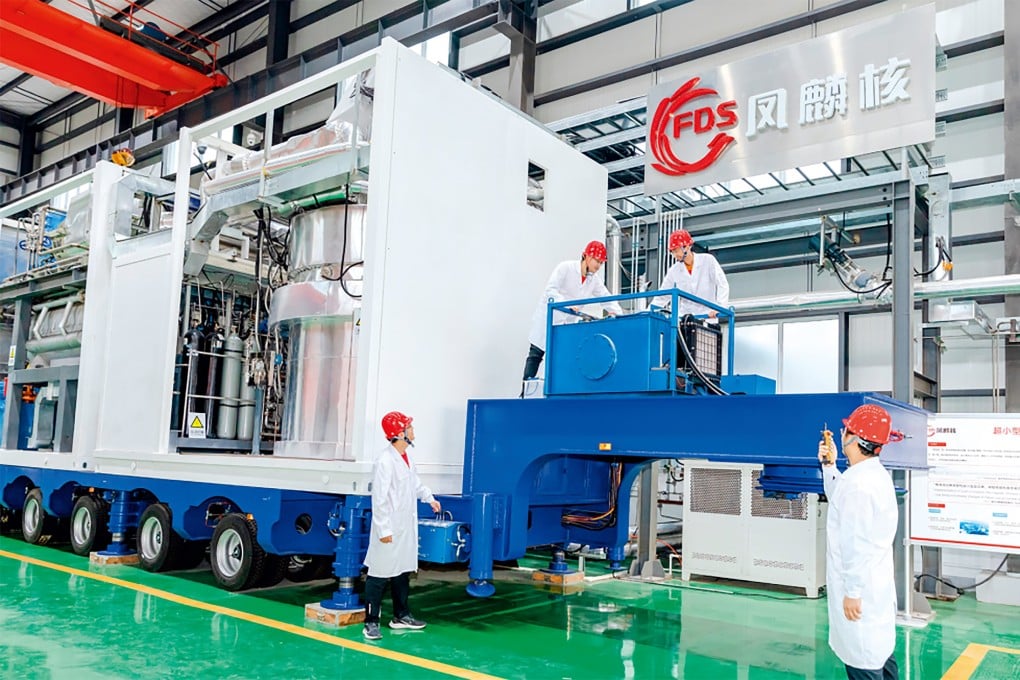 The vehicle-mounted reactor can generate up to 10 megawatts of power. Photo: Handout