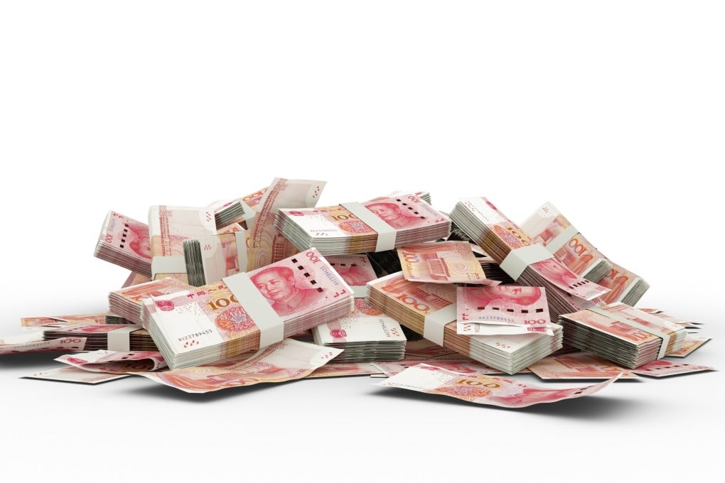 A pile of 100-yuan notes. Photo: Shutterstock