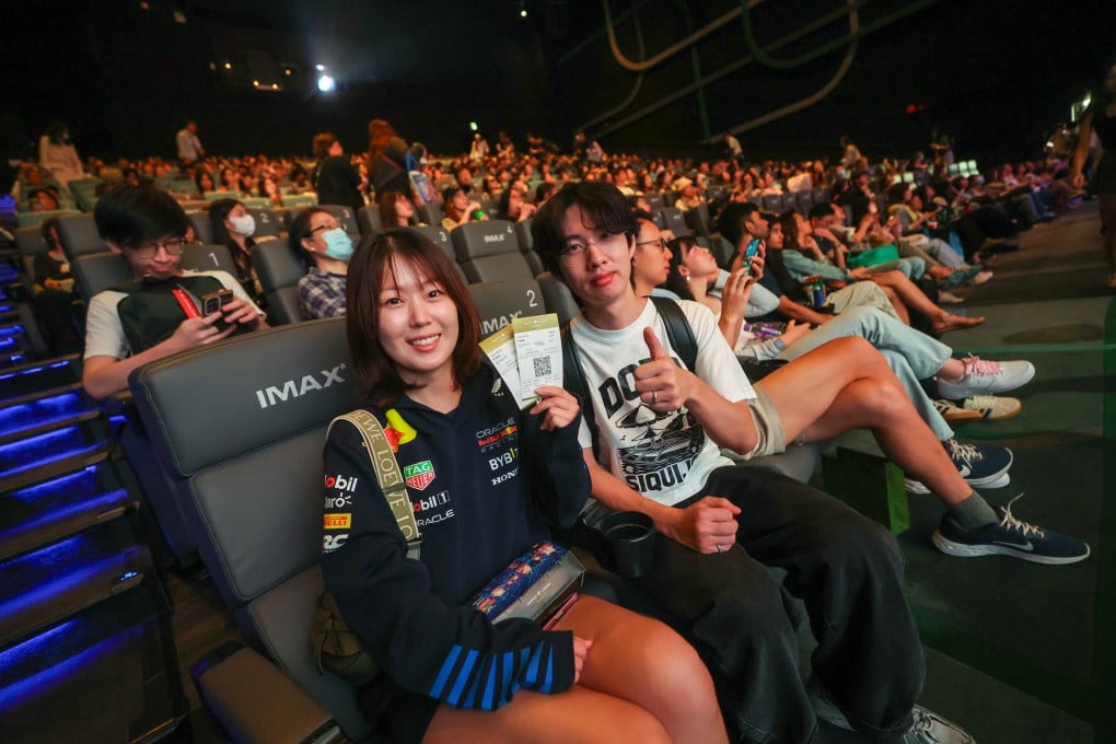 Film-goers pack into a theatre at iSquare in Tsim Sha Tsui on the government-subsidised Cinema Day on April 25. Photo: Edmond So