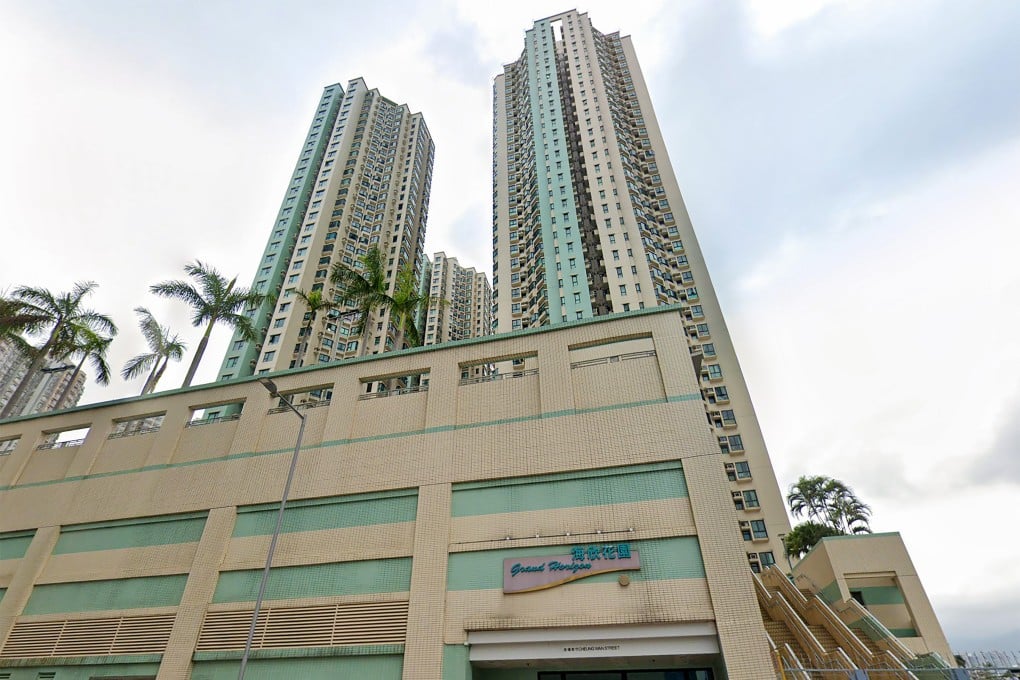 The offence is alleged to have occurred at a flat at Grand Horizon in Tsing Yi. Photo: Google Maps