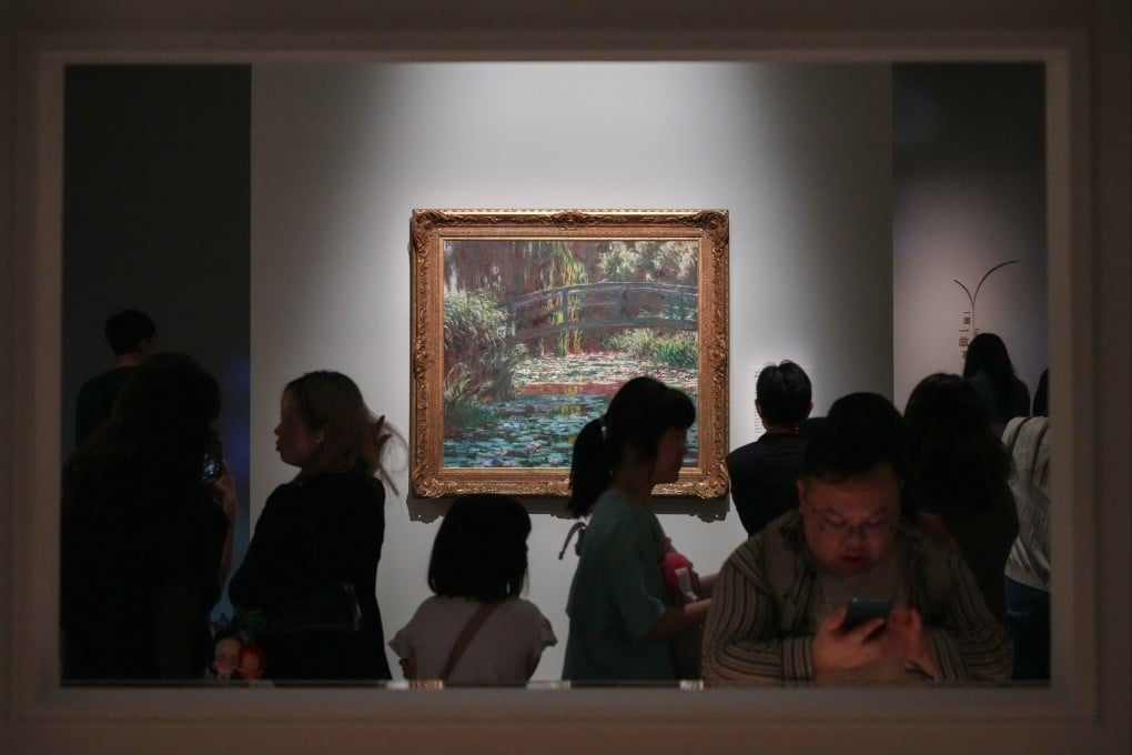 Claude Monet’s Water Lily Pond at the Hong Kong Museum of Art. Photo: Karma Lo