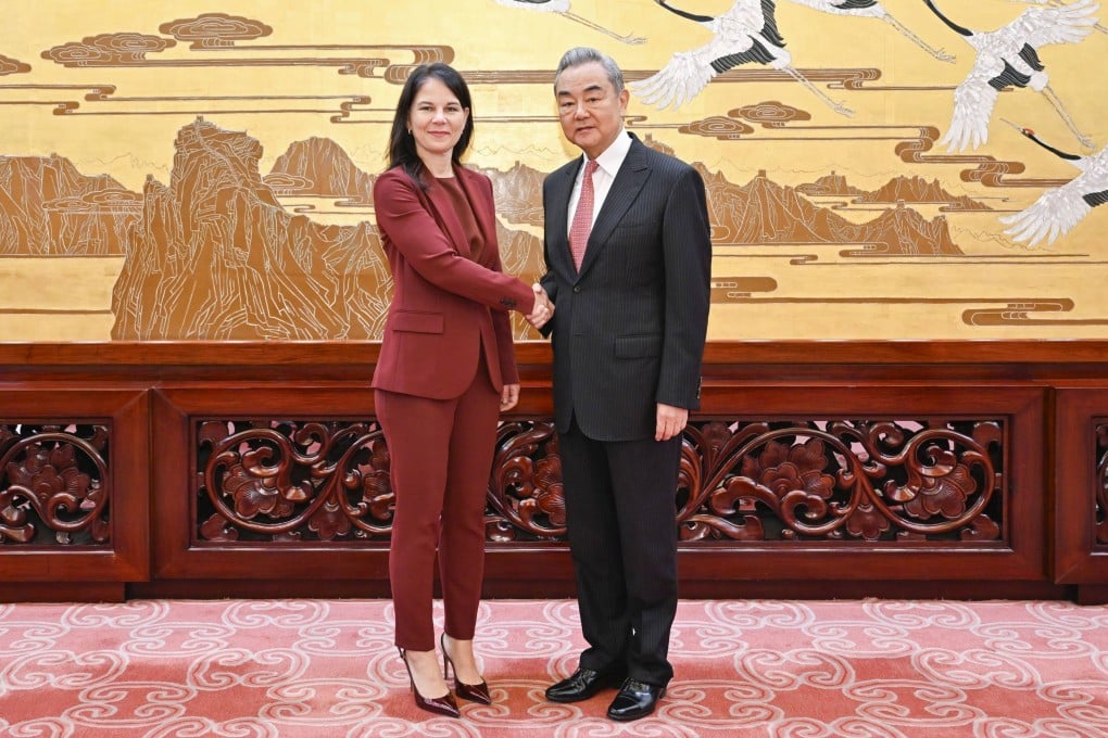Chinese Foreign Minister Wang Yi meets Annalena Baerbock, president of the 80th session of the United Nations General Assembly, in Beijing on Wednesday. Photo: Xinhua