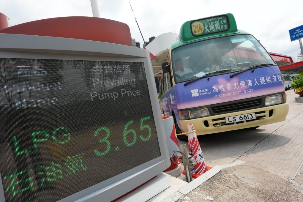 The scheme is set to benefit taxis, public minibuses and private school buses. Photo: Jelly Tse