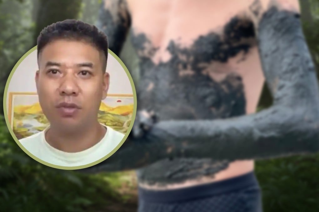 A former Chinese soldier escaped from a telecom fraud centre in Myanmar by scaling a six-metre wall and masking his scent with cow dung. Photo: SCMP composite/Shutterstock/Baidu