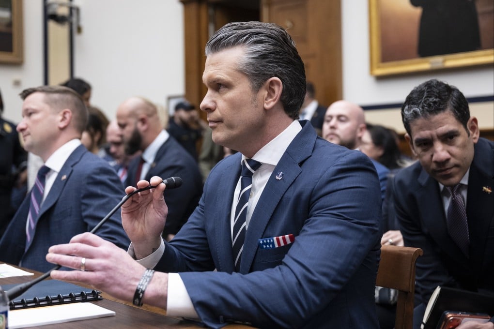Pete Hegseth appears before the US House Armed Services Committee on Wednesday. Photo: EPA