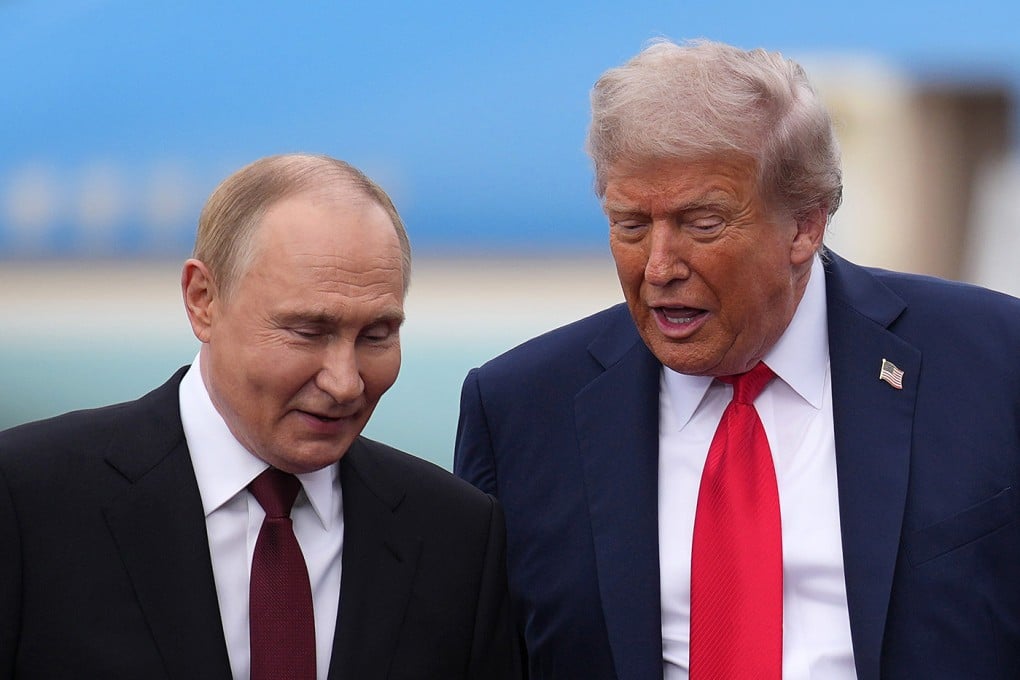 Russian President Vladimir Putin and US President Donald Trump meeting in Alaska in 2025. Photo: TNS
