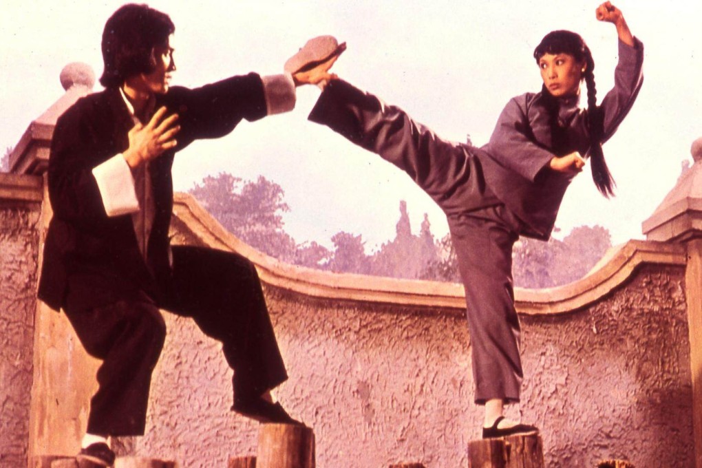 Angela Mao (right) and Carter Wong in a still from The Tournament (1974). Mao learned martial arts at a Peking opera school in Taiwan. Photo: Fortune Star Media