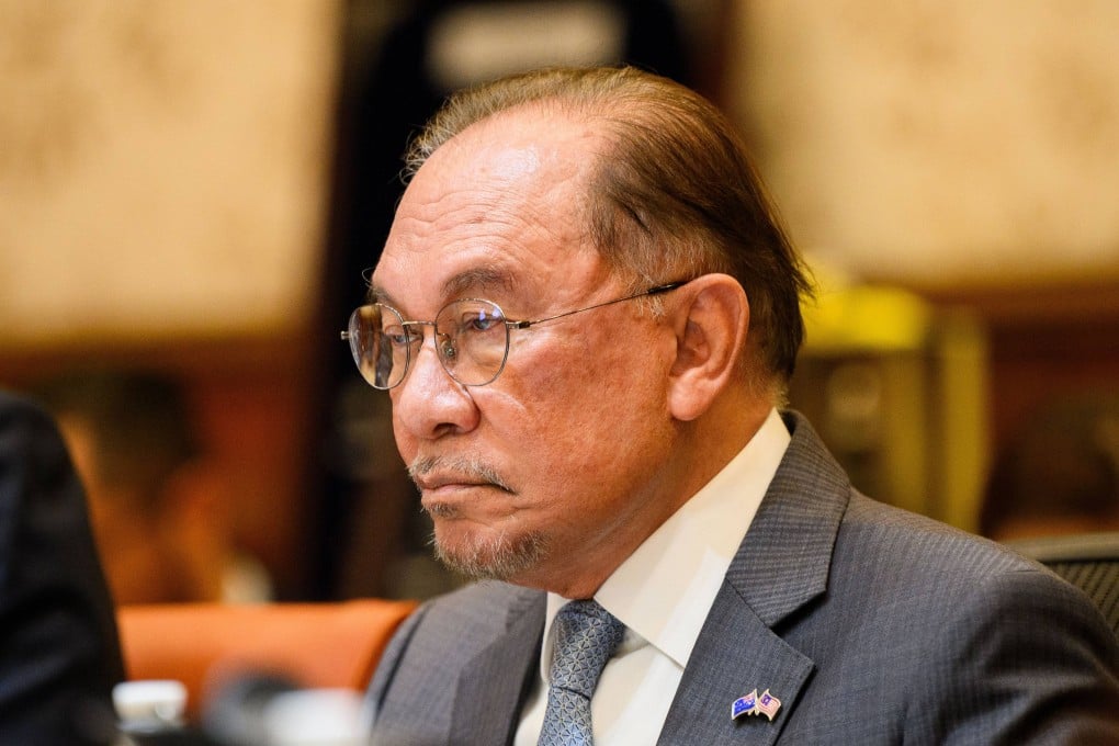 Malaysian Prime Minister Anwar Ibrahim attends a bilateral meeting with Australian Prime Minister Anthony Albanese in Putrajaya earlier in April. Photo: Bianca De Marchi/AAP/dpa
