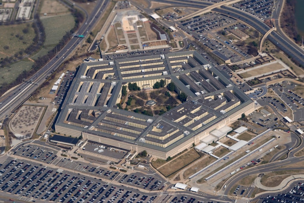 The Pentagon seen from Air Force One as it flies over Washington in 2022. Photo: AP