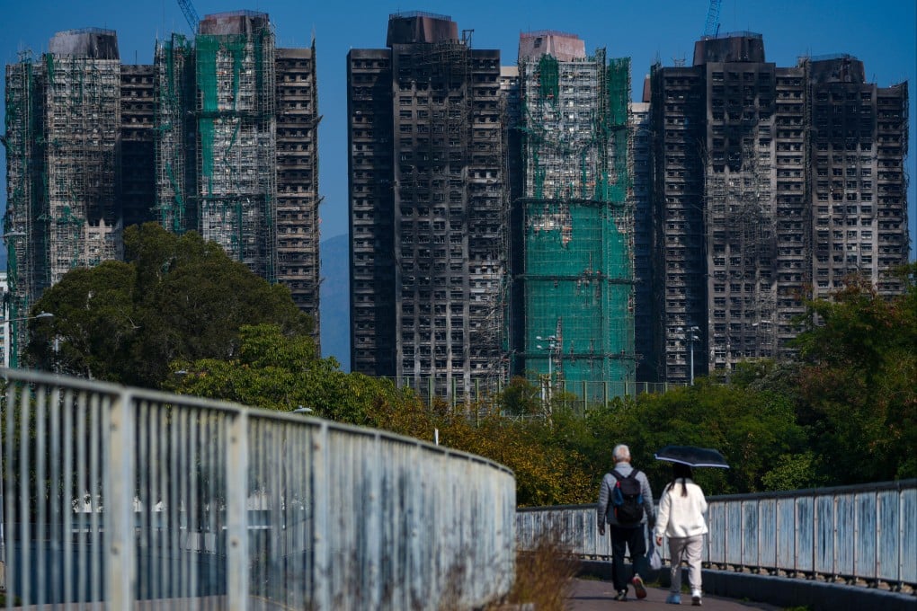 The Tai Po fire, which broke out on November 26 last year, killed 168 people and displaced about 5,000 residents. Photo: Sam Tsang